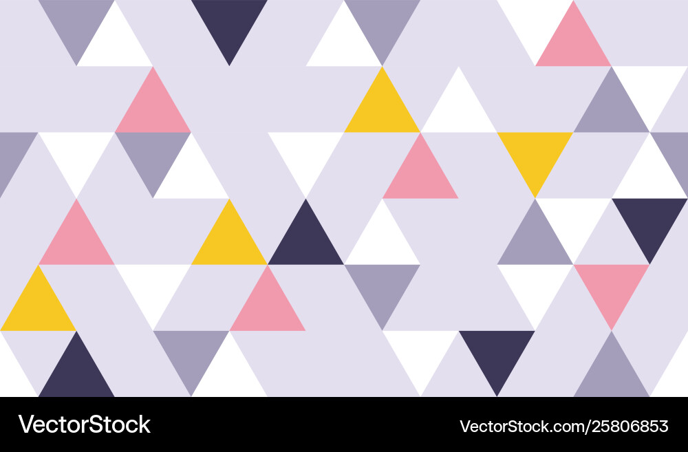 Geometric pattern abstract triangles design Geometric pattern abstract triangles design vector image