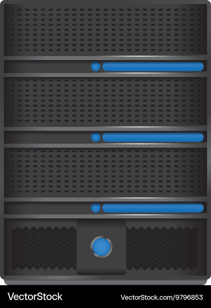 Web hosting icon data base design graphic Vector Image