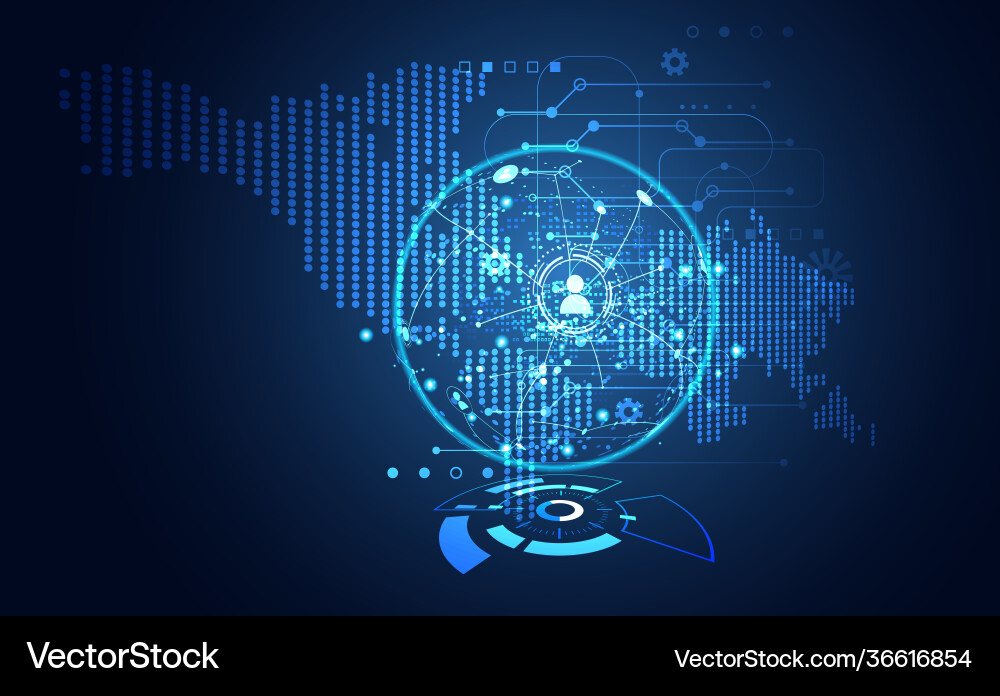 Abstract global network background world map Abstract global network background world map vector image