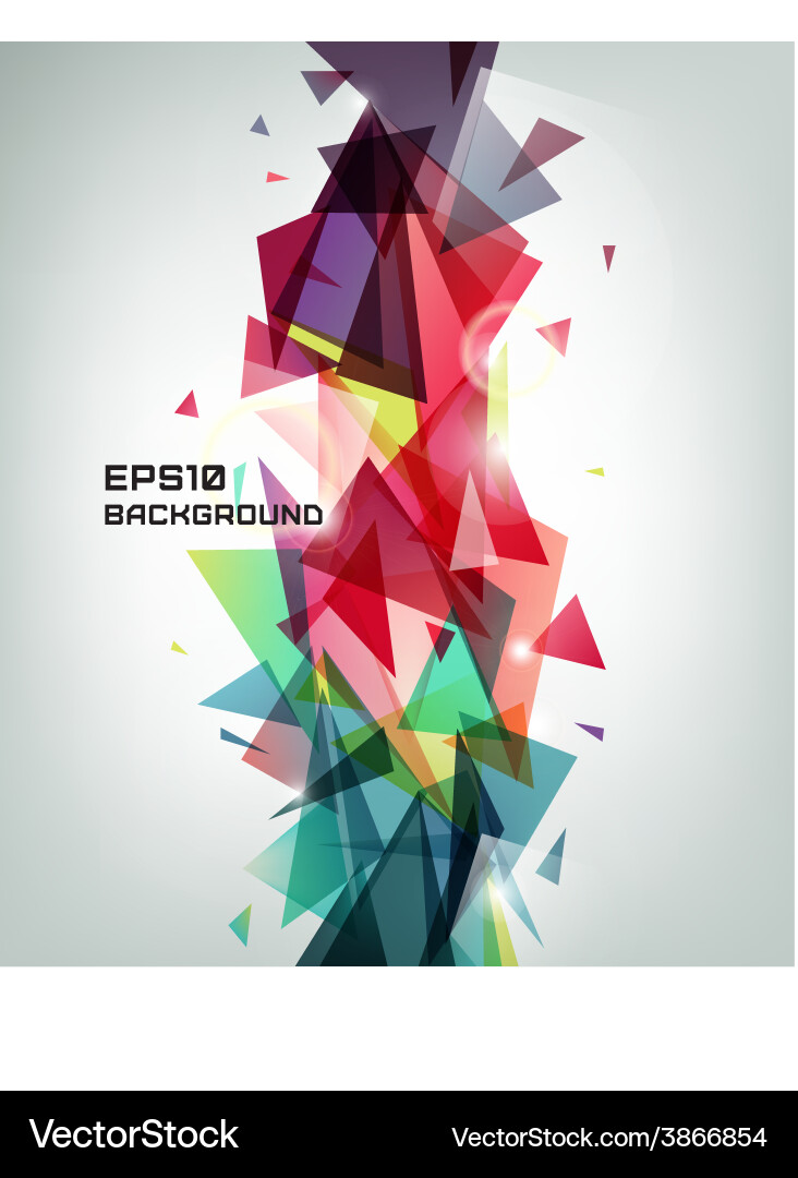 Dynamic Abstract Shape Background Vector Image