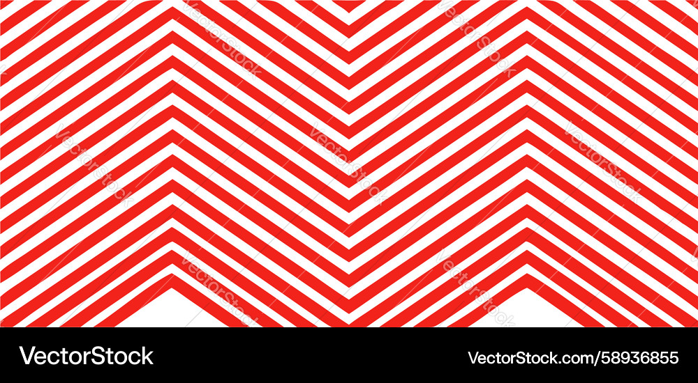 Bold red chevron pattern for dynamic design Vector Image