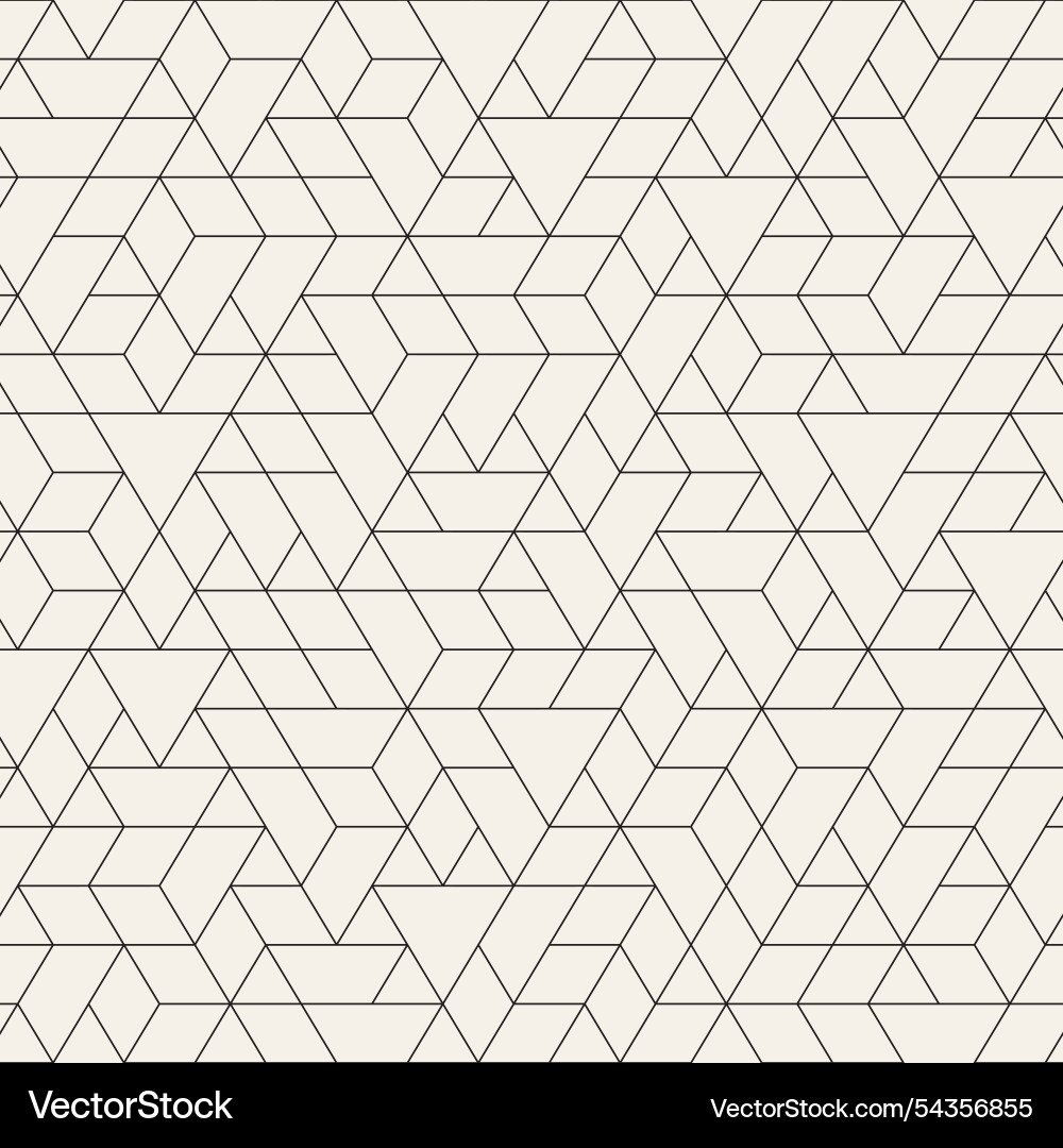 Seamless pattern repeating geometric elements Vector Image