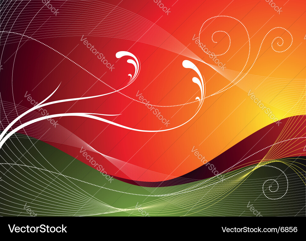 Abstract Swirl Background vector image