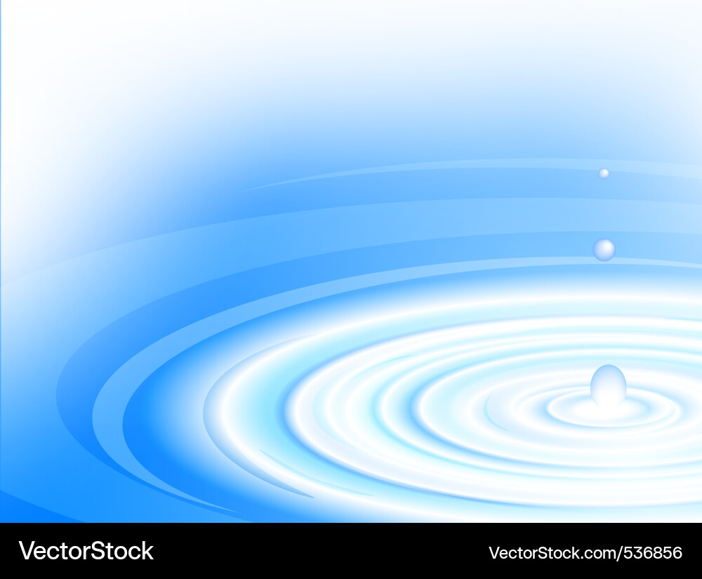 Water Ripple Background – Royalty-Free Vector | VectorStock