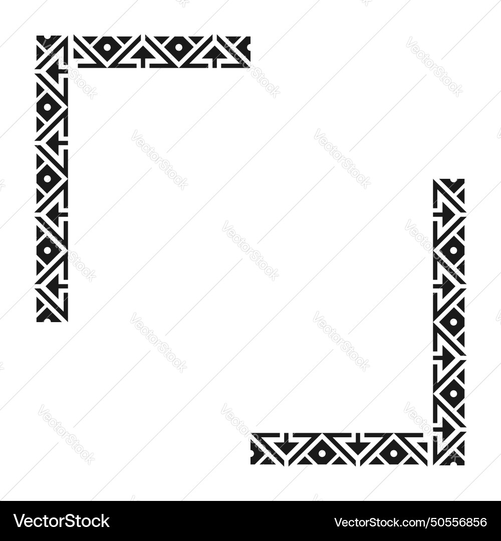 Zimbabwe pattern frame design Zimbabwe pattern frame design Vector Image