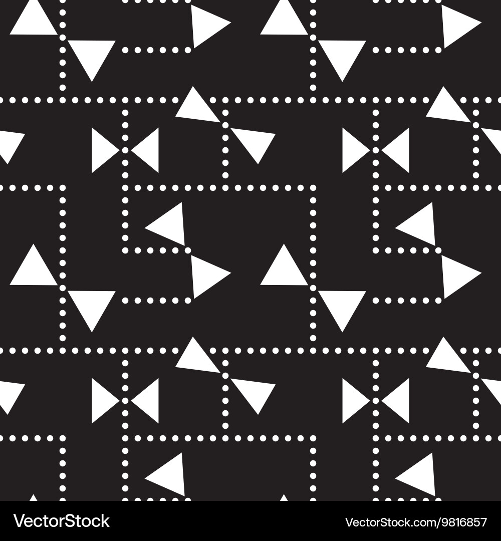 Abstract seamless pattern with triangles vector image
