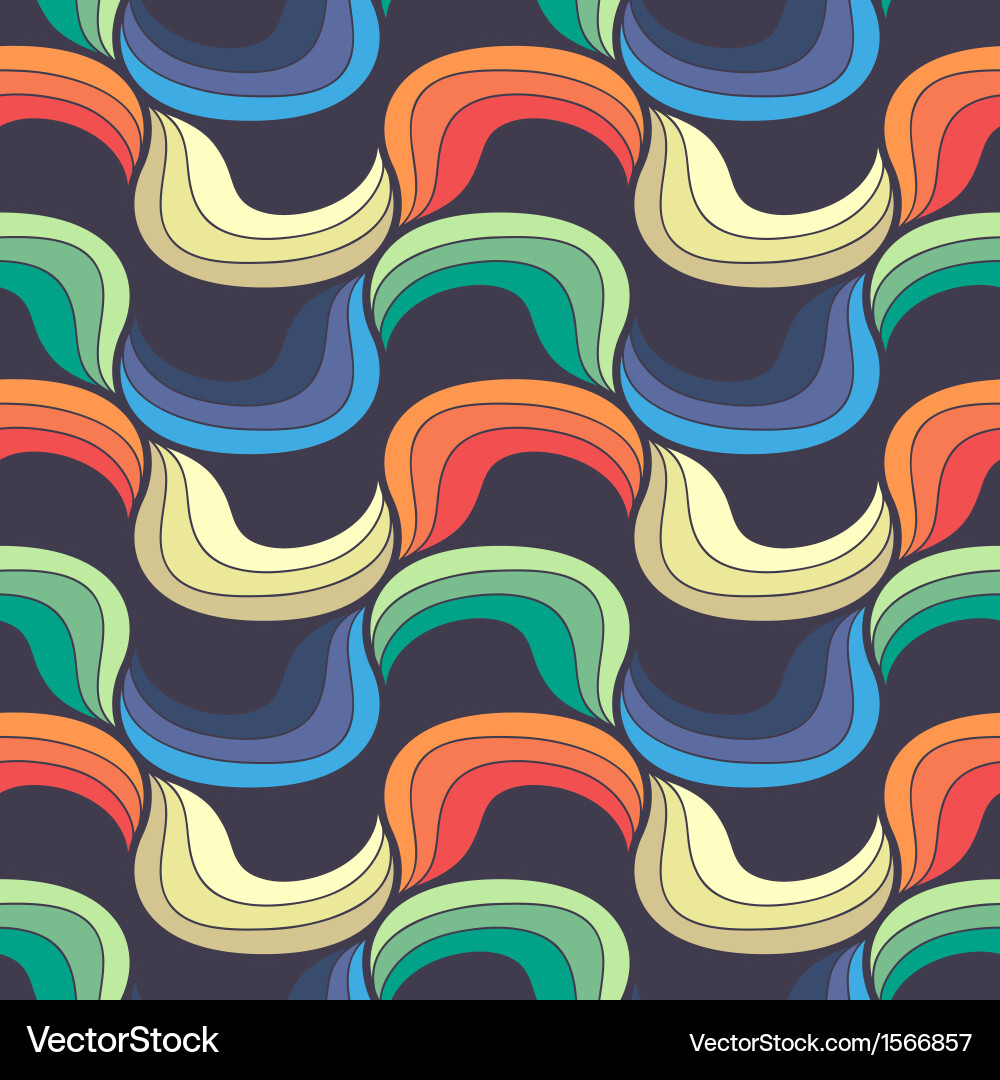Abstract Wave Pattern Background vector image