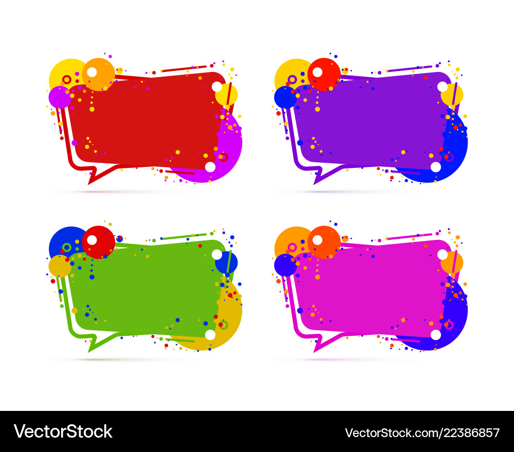 Frame color set design on the white background Frame color set design on the white background vector image