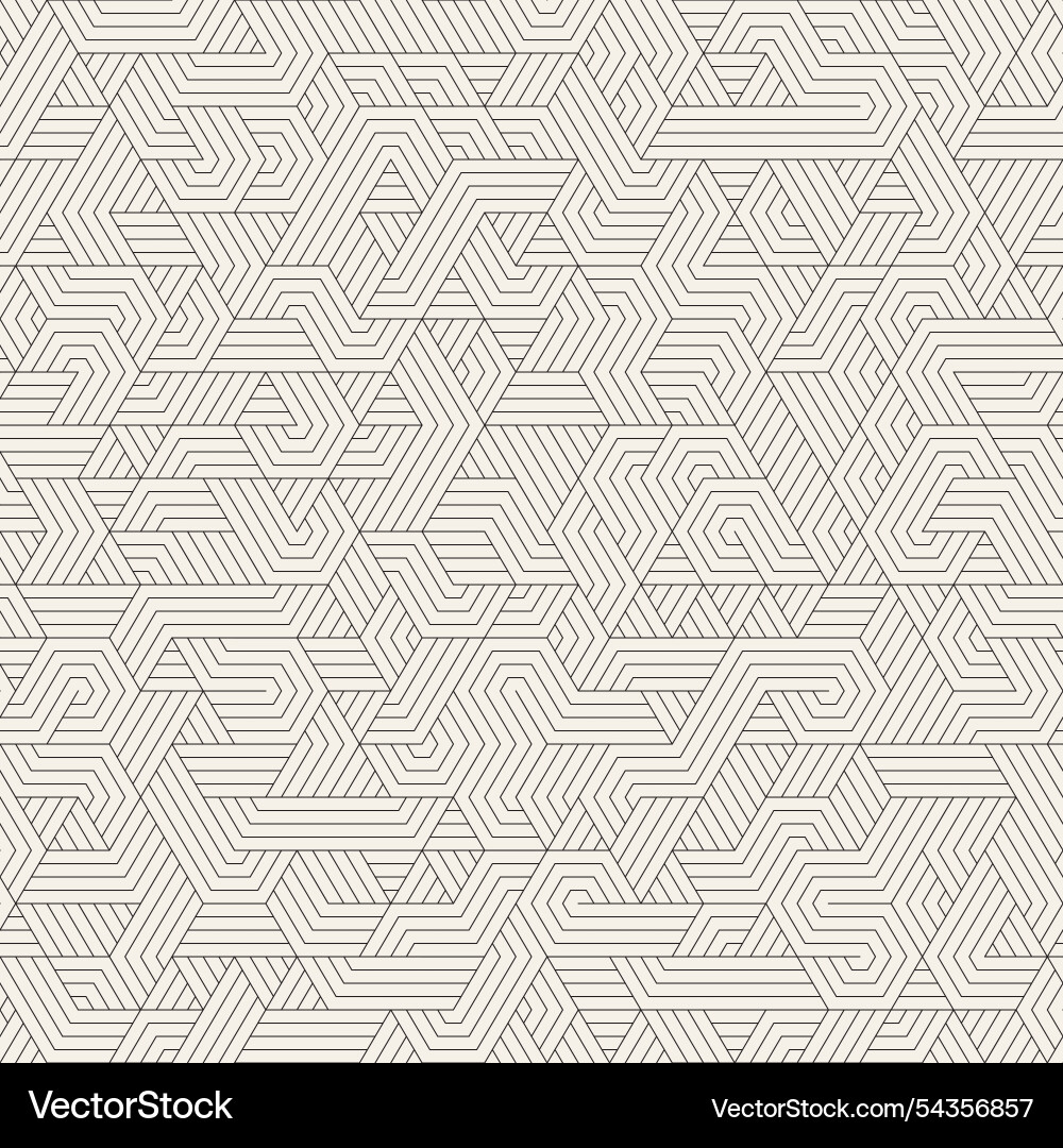 Seamless pattern repeating geometric elements Vector Image