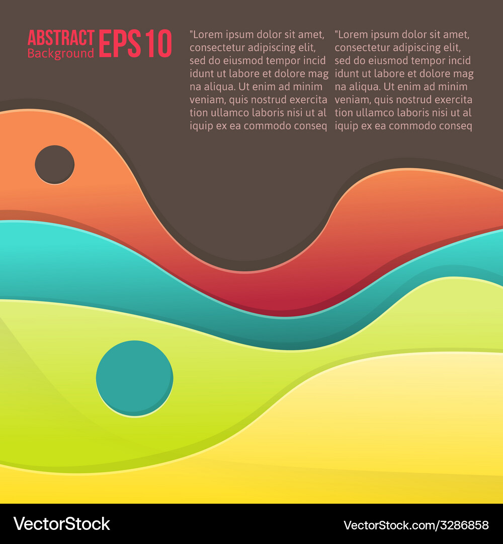Abstract colorful light background forms a smooth Vector Image