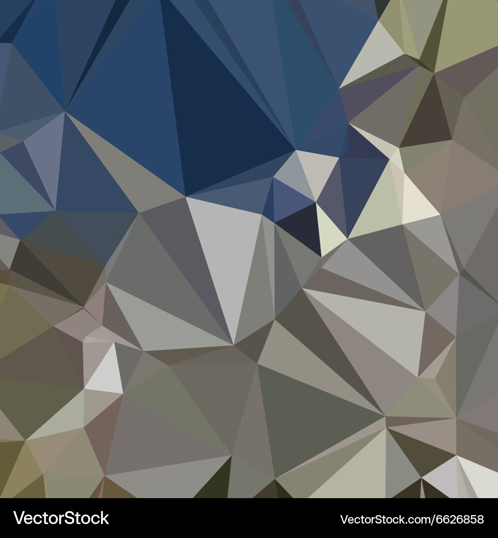 Ash grey abstract low polygon background Vector Image