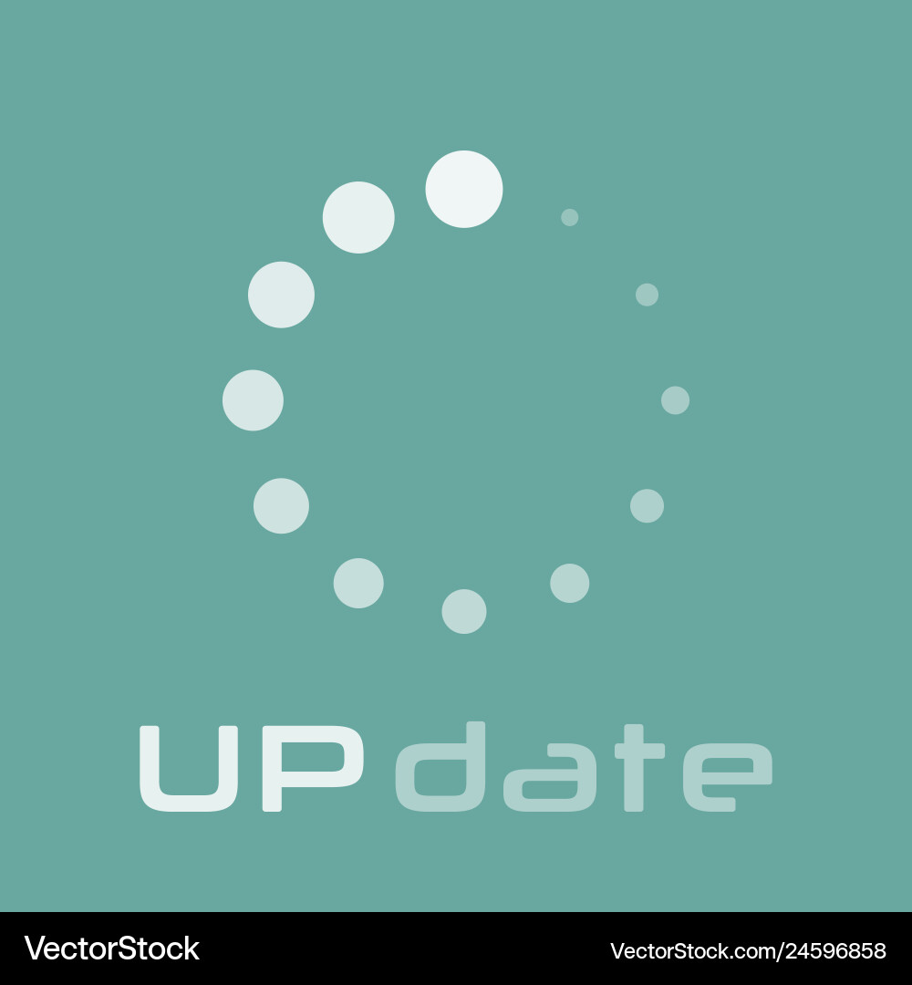 Loading process screen Loading process screen vector image