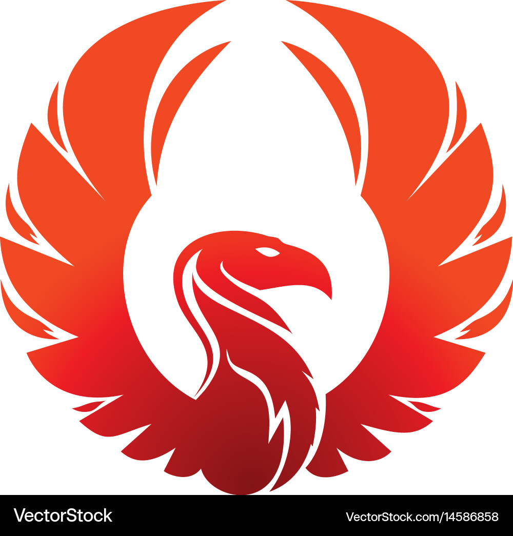 Phoenix Emblem vector image