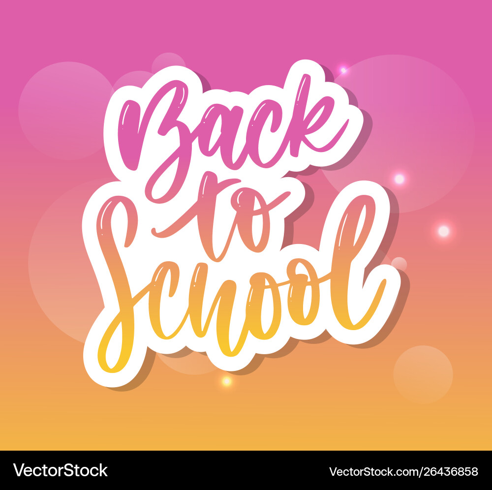 Set welcome back to school labels Set welcome back to school labels vector image