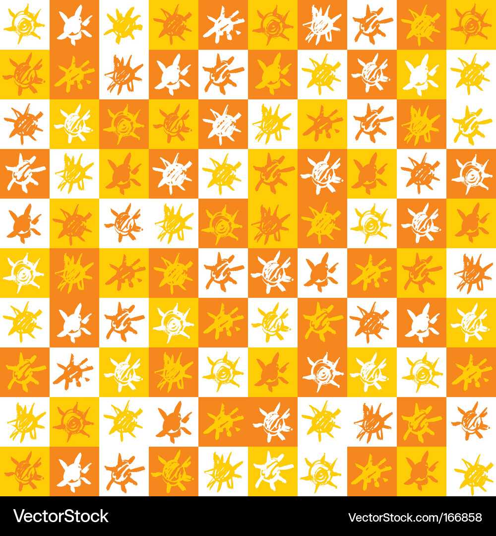 Sun background pattern Vector Image