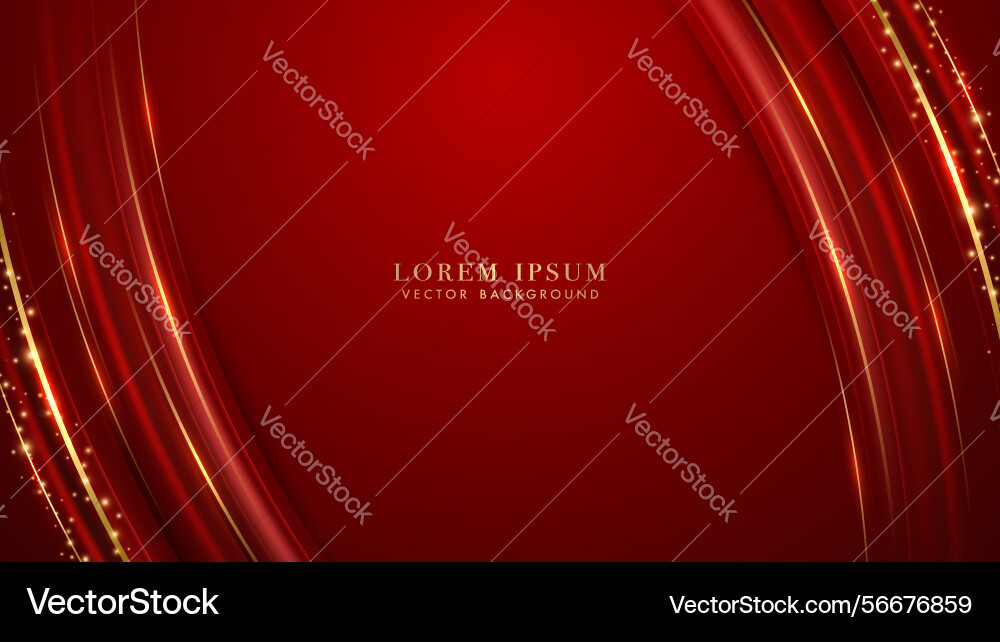 Abstract red curve shape background with glowing Abstract red curve shape background with glowing vector image