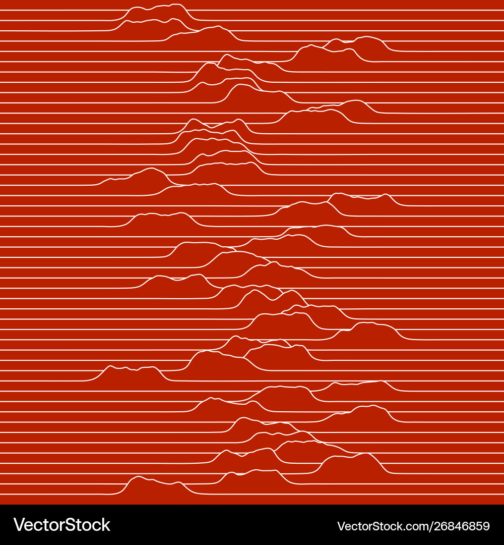 Abstract Signal Wave Patterns vector image