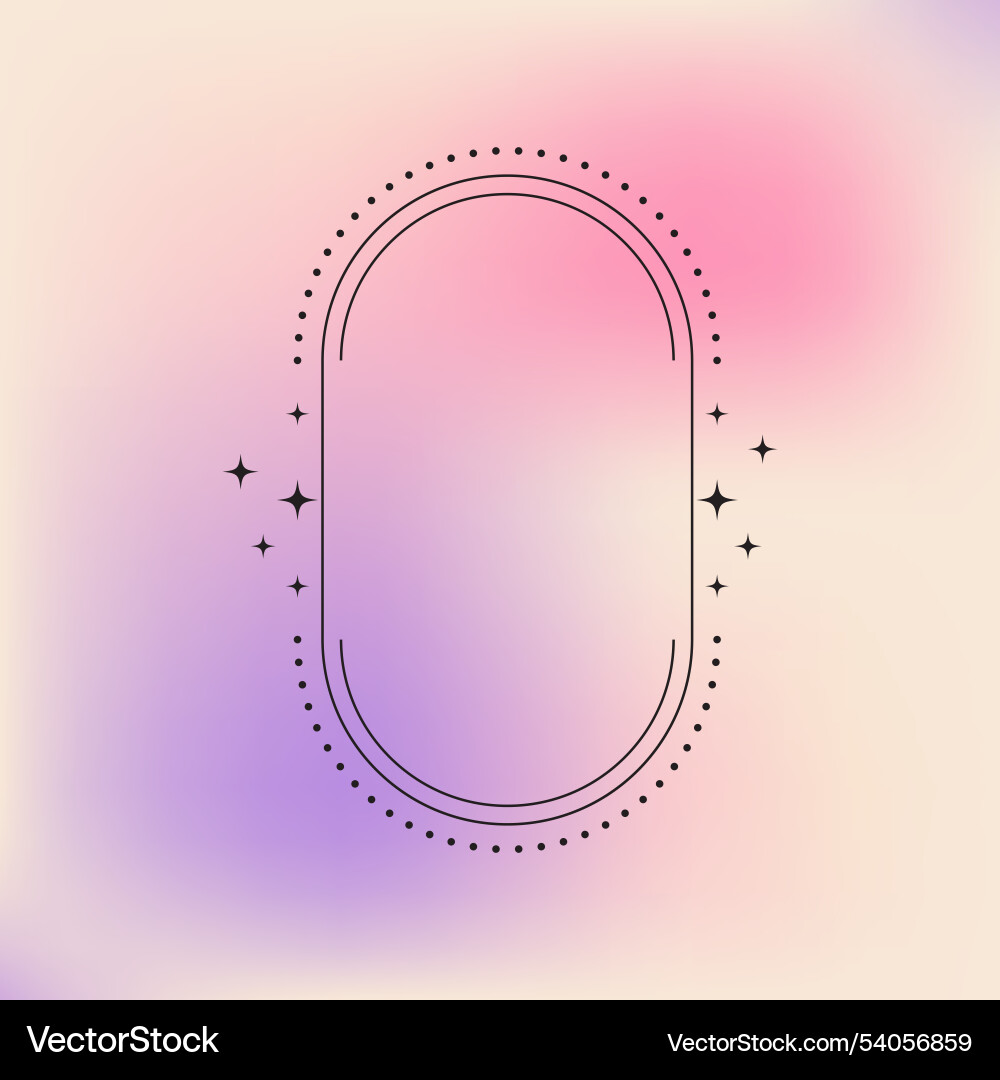 Flat design minimalist linear frame with fluid Flat design minimalist linear frame with fluid vector image