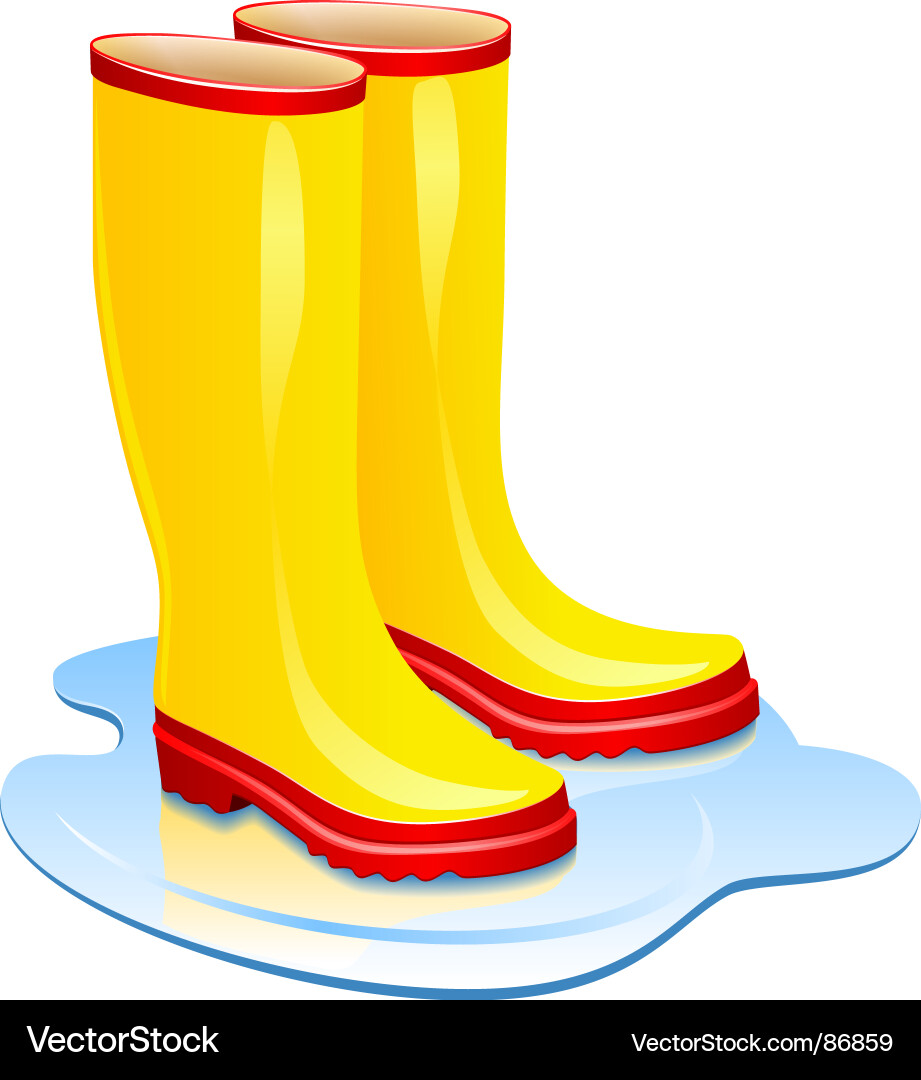 Rubber boots