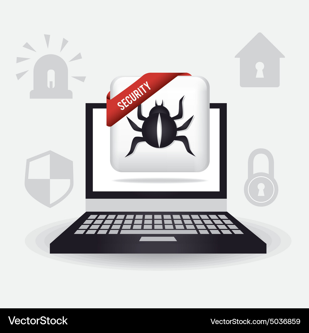Security system design Vector Image