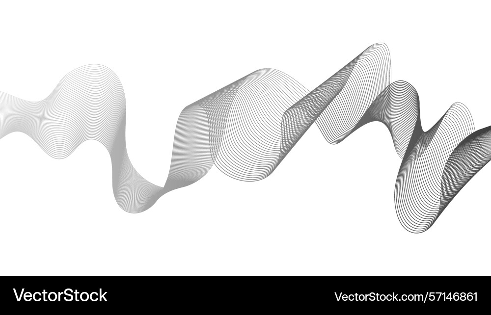 Abstract backdrop with grey wave gradient lines Abstract backdrop with grey wave gradient lines vector image