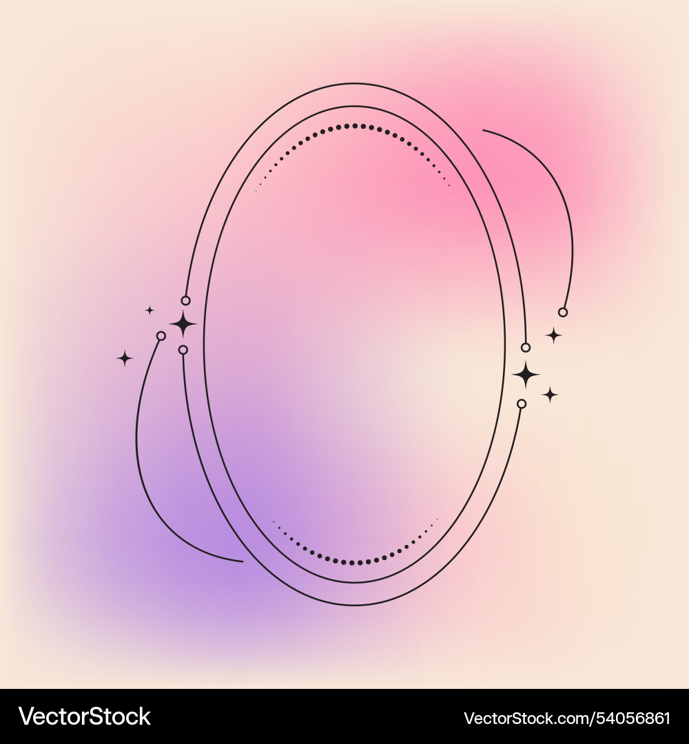Flat design minimalist linear frame with fluid Flat design minimalist linear frame with fluid vector image