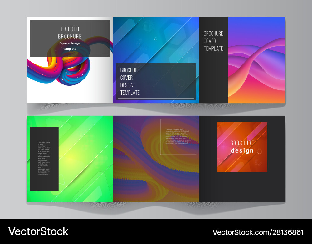Minimal editable layout square format Minimal editable layout square format vector image