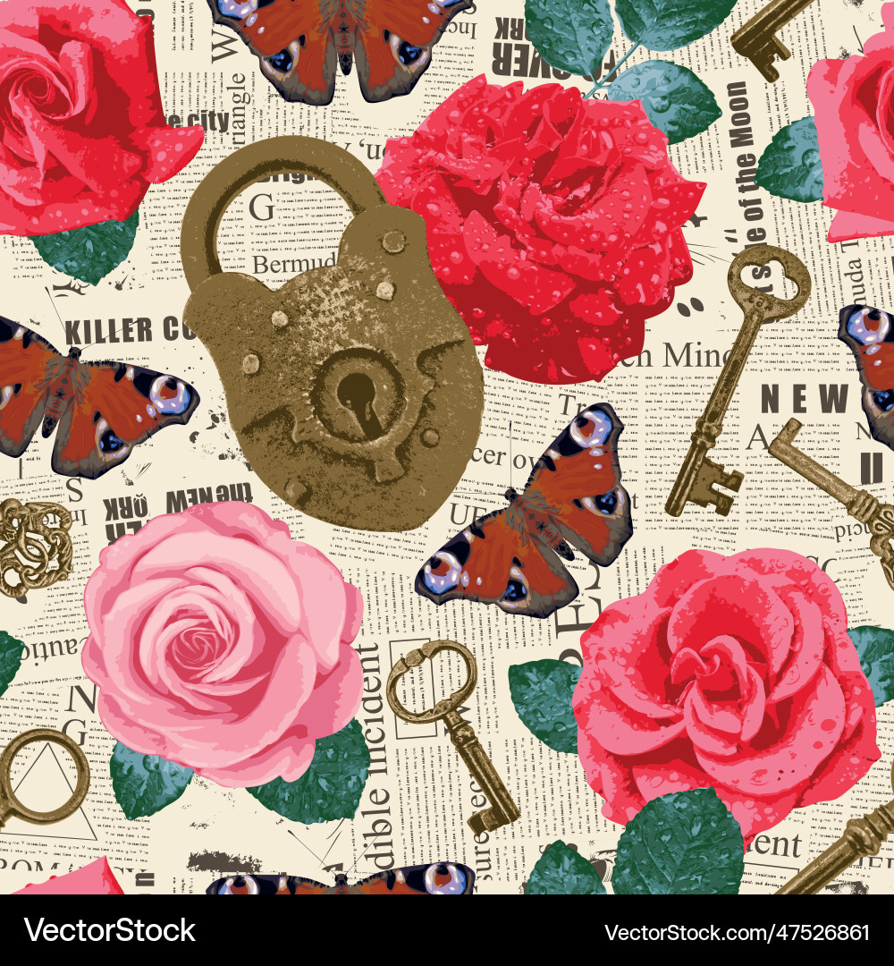 Seamless pattern on theme of love with roses Seamless pattern on theme of love with roses vector image