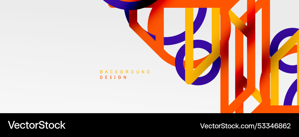 Abstract background - colorful circle lines Abstract background - colorful circle lines vector image