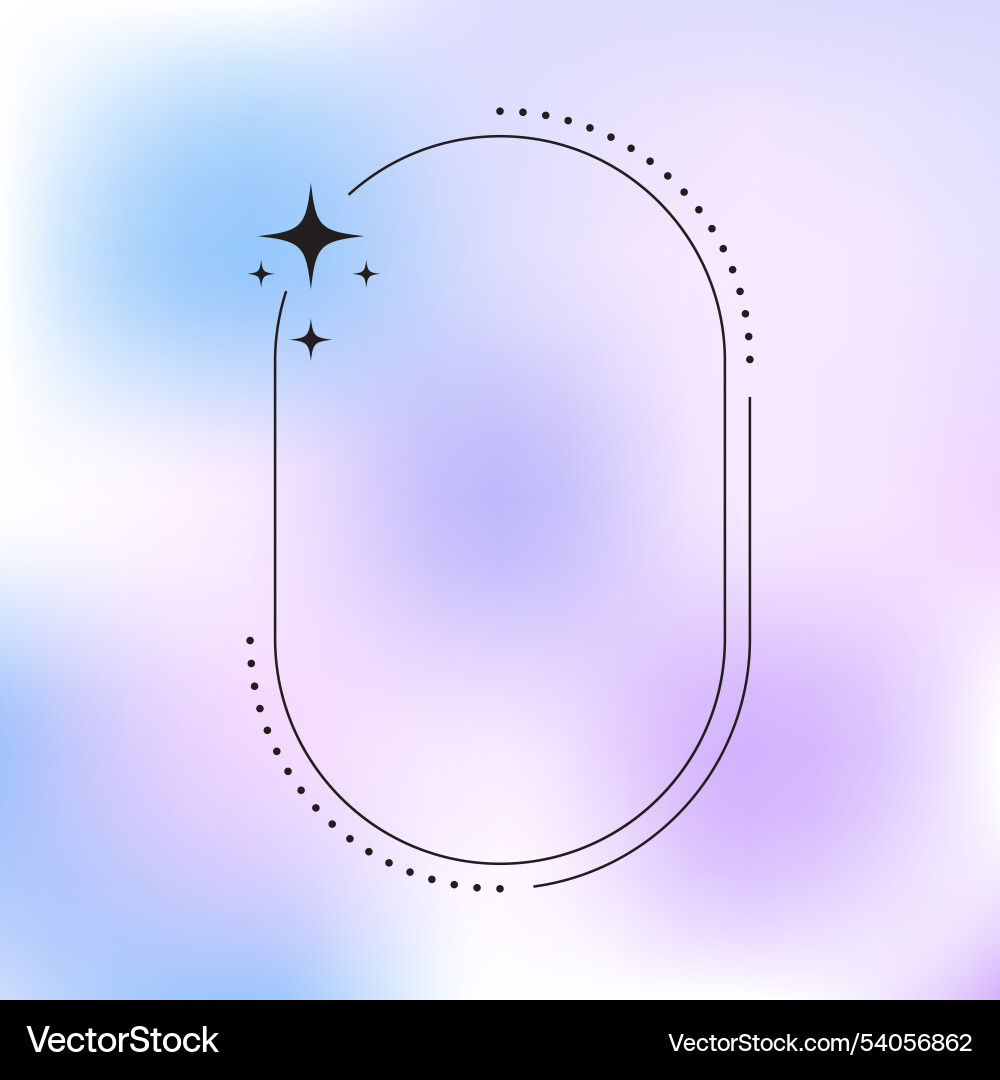 Flat design minimalist linear frame with fluid Flat design minimalist linear frame with fluid vector image