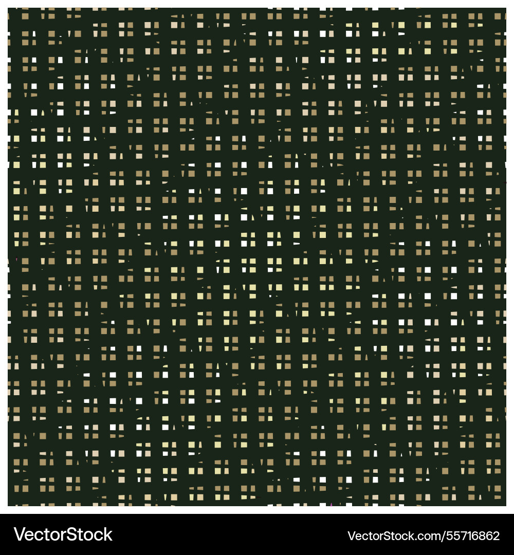 Square geometric print pattern vector image
