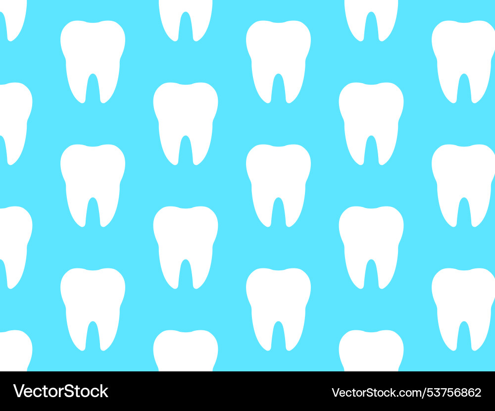 White tooth pattern White tooth pattern vector image