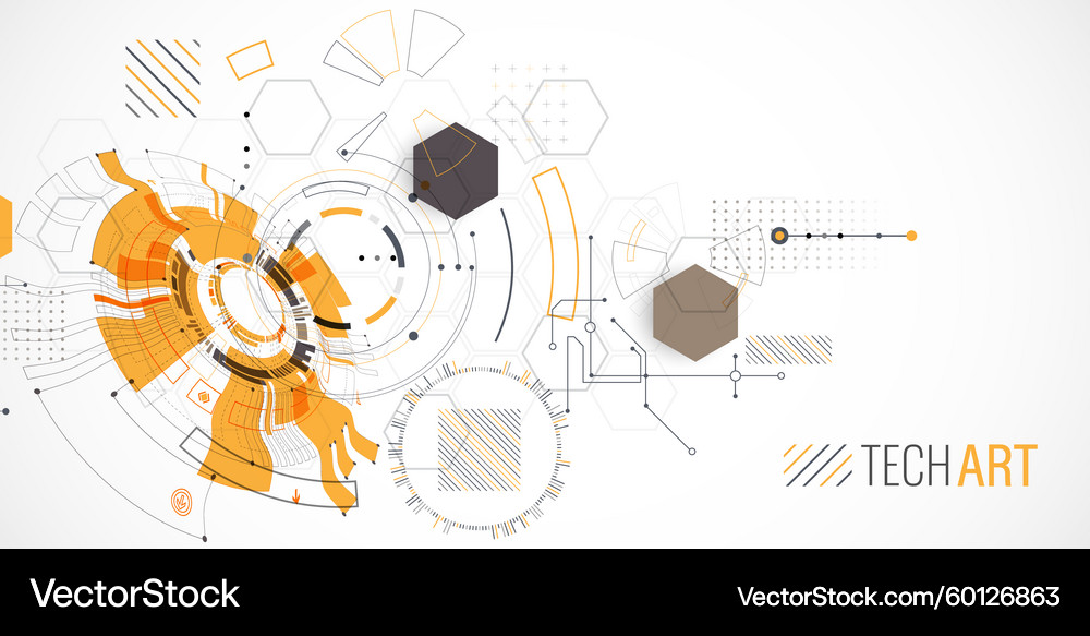 Abstract Technology & Science Background – Royalty-Free Vector ...