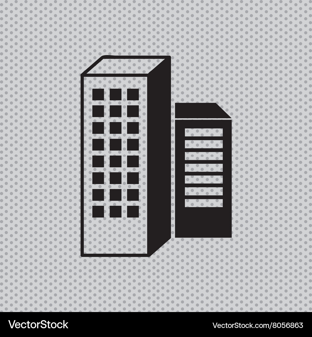 Building icon design Vector Image