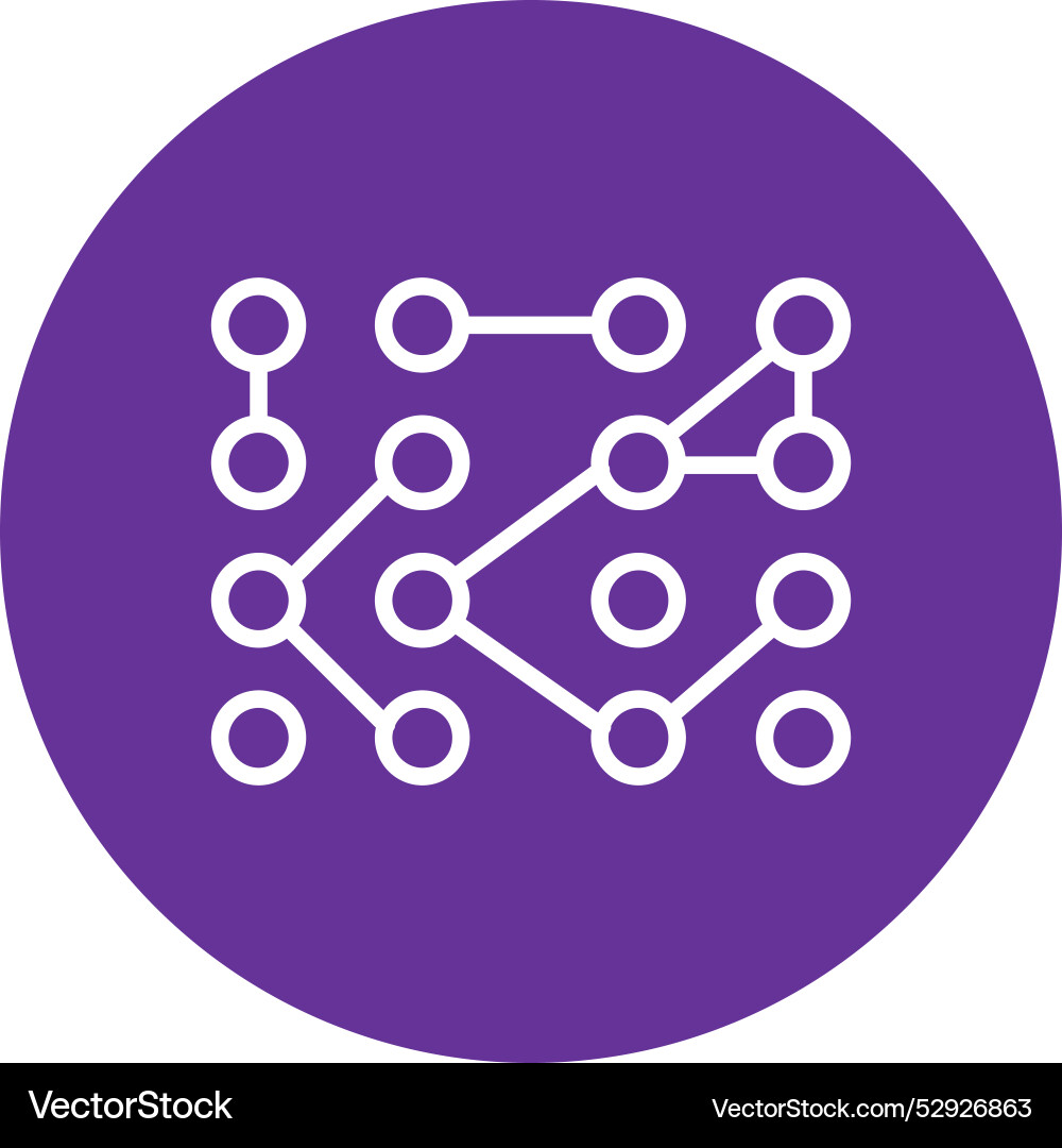 Unstructured data icon design Vector Image