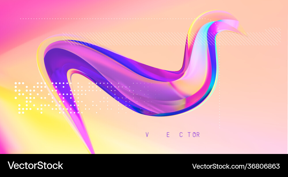 Wave liquid shape in multi color background Wave liquid shape in multi color background Vector Image