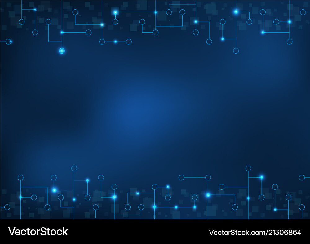 Abstract Circuit Technology Background vector image