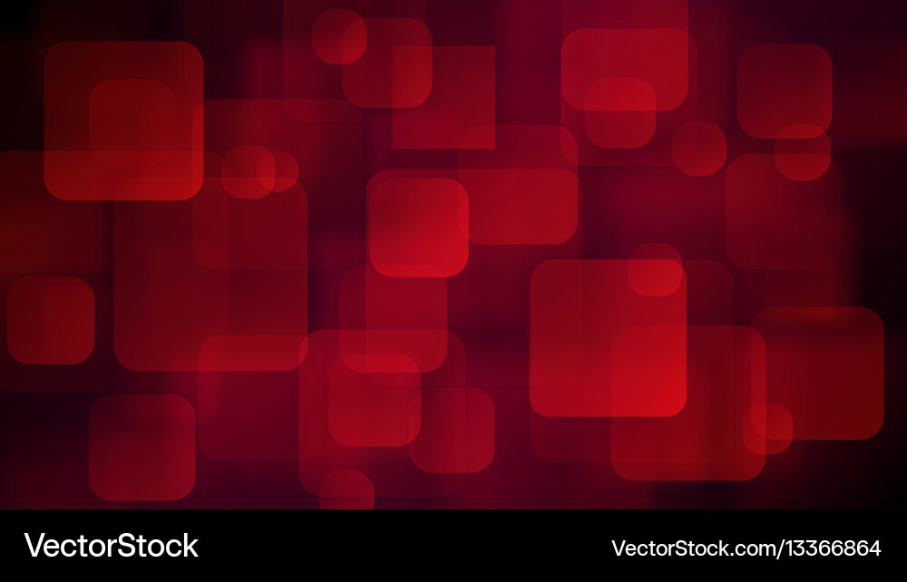 Red Square Abstract Background vector image