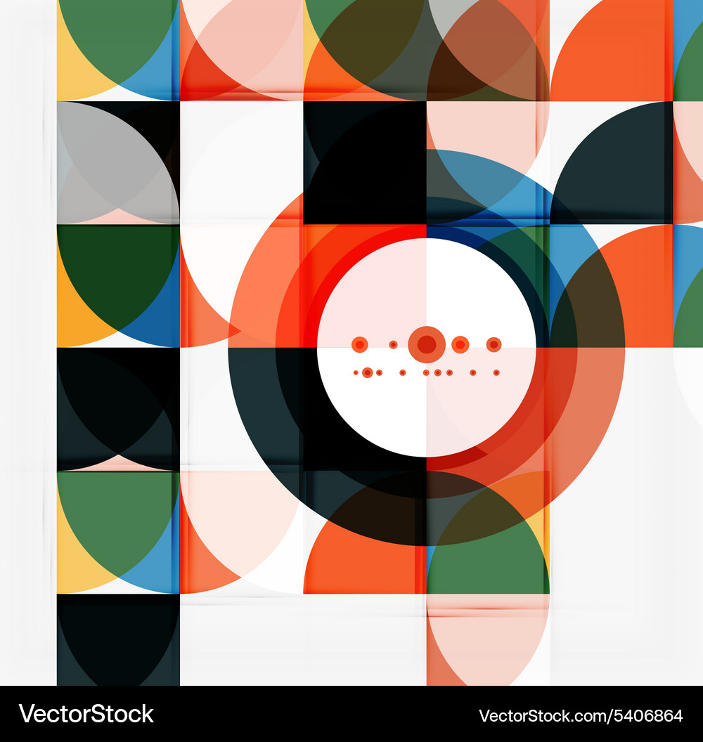Semicircle triangle pattern Vector Image