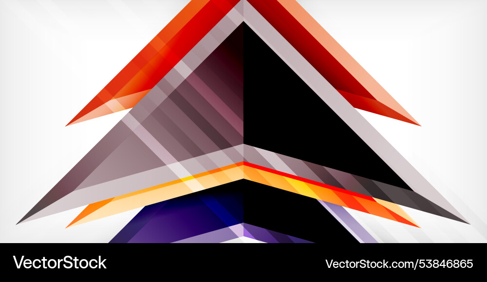 Abstract background color triangles and arrows Abstract background color triangles and arrows vector image
