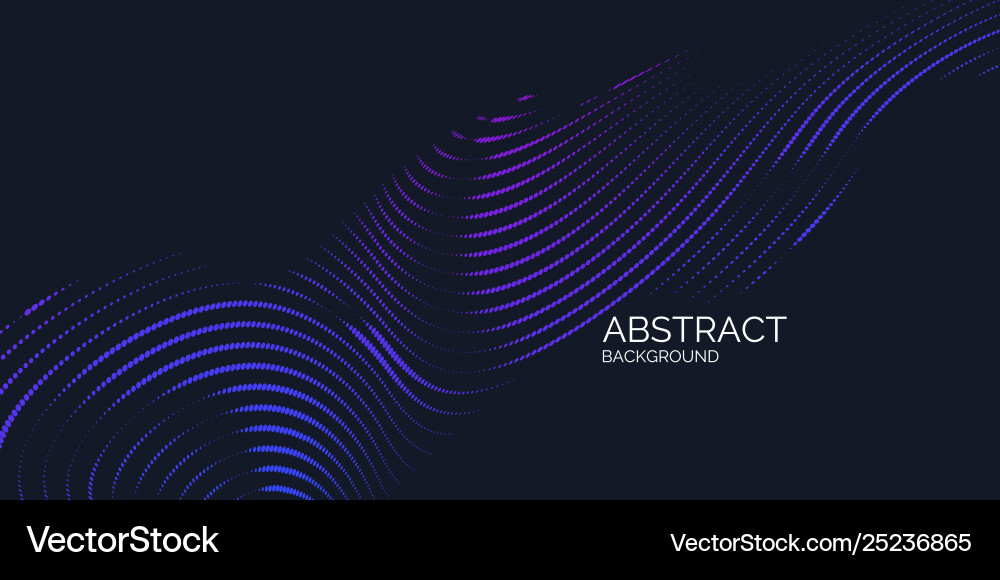 Abstract background with dynamic waves Royalty Free Vector