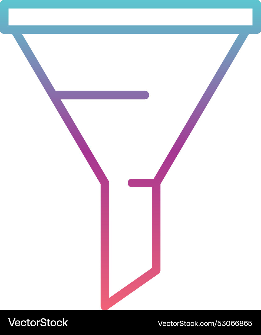 Filter line gradient design Vector Image