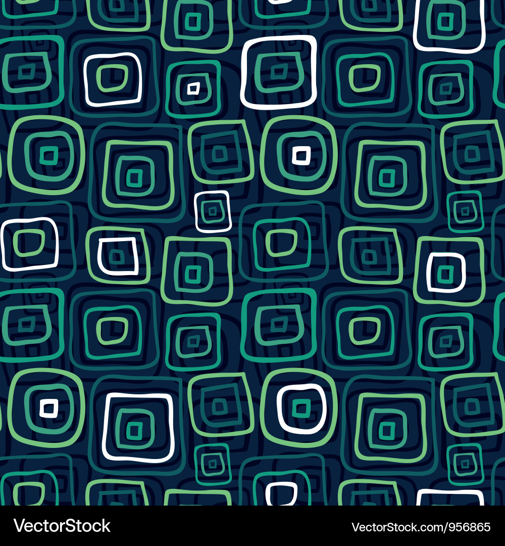 Geometric Square Pattern vector image