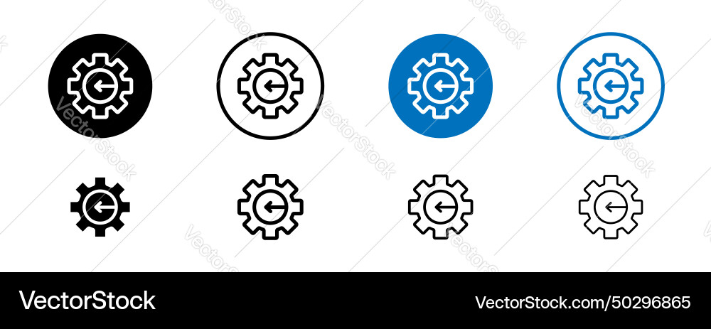 Integration icon set tech integrate system logo Integration icon set tech integrate system logo Vector Image