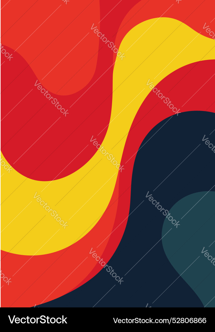 Abstract background with colorful waves in retro Abstract background with colorful waves in retro vector image
