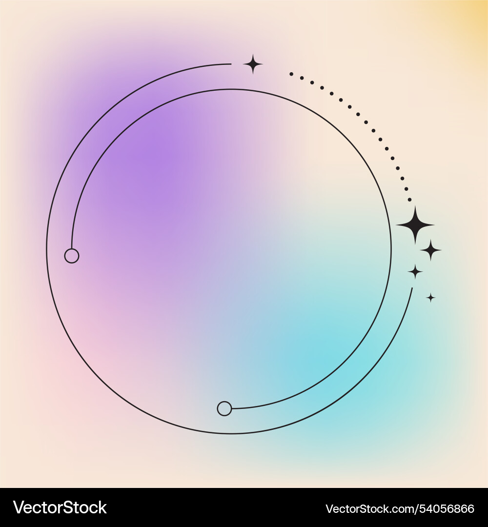 Flat design minimalist linear frame with fluid Flat design minimalist linear frame with fluid vector image