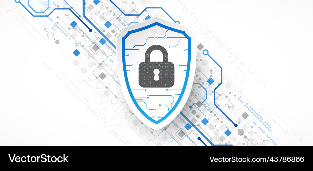 Technological abstract background on the topic Vector Image