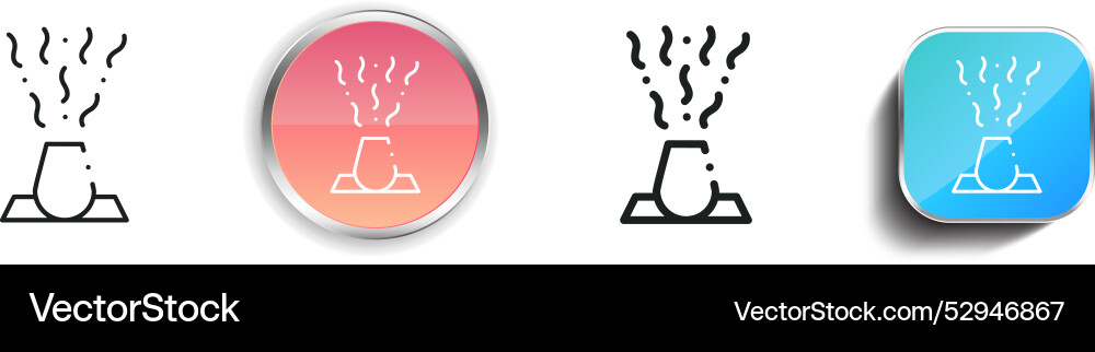 Confetti icon thin linear regular and button Confetti icon thin linear regular and button Vector Image