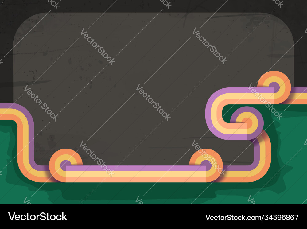 Dark color retro grunge background with stripe Dark color retro grunge background with stripe vector image