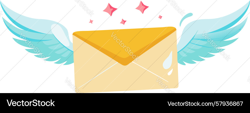 Swift Message Envelope vector image